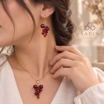 ست خوشه عقیق سرخ