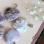 قلب عقیق خزه ای - تصویر 2