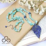 گردنبند آمازونیت و لاجورد - تصویر 2