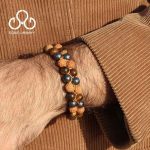 دستبند مردانه دورج با رودراکشا - تصویر 4