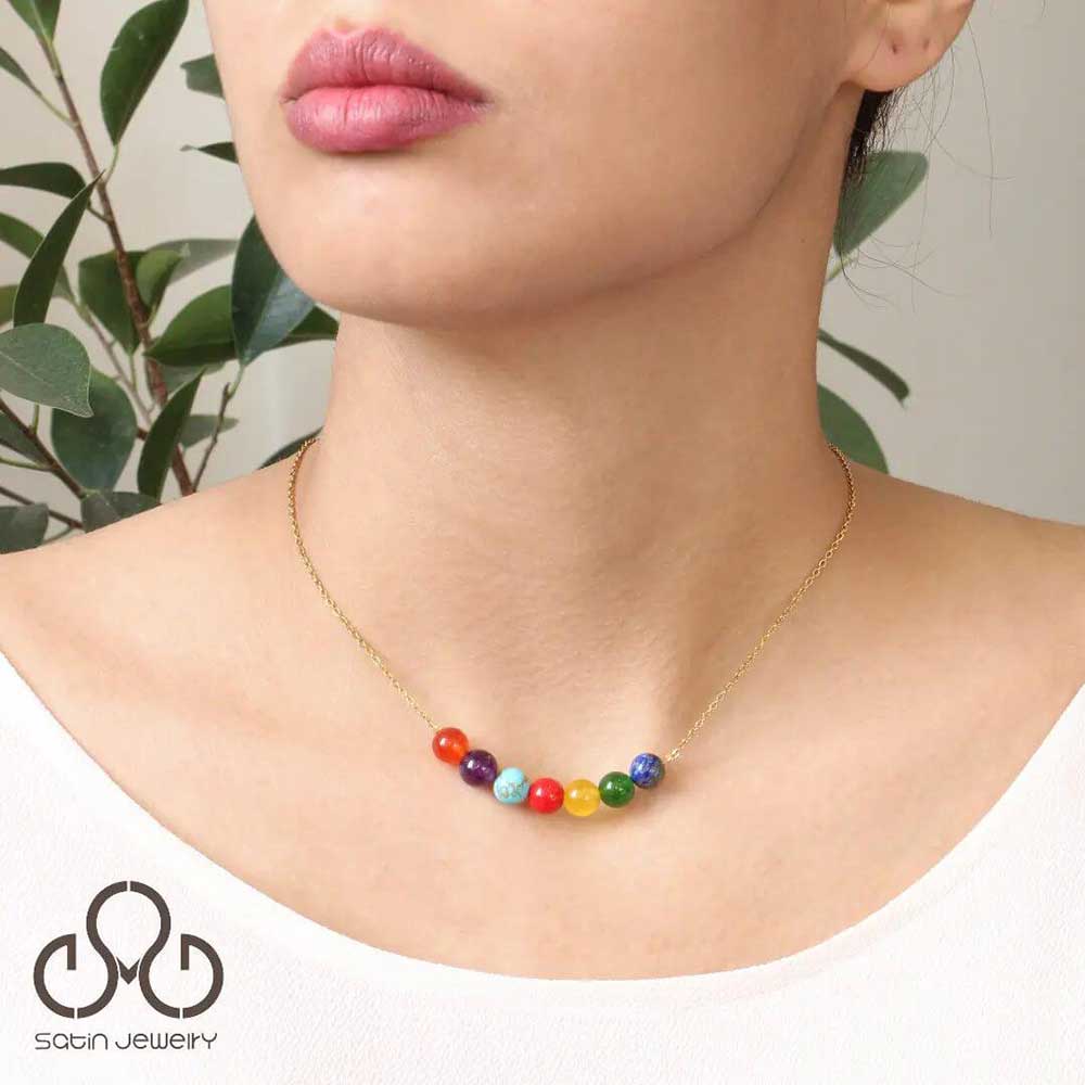 هفت-چاکرا.jpg گردنبند هفت چاکرا - تصویر 1