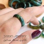 رینگ عقیق چمنی - تصویر 2